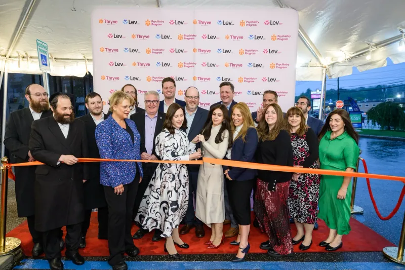 Community leaders and the Thryve team at the Monsey grand opening